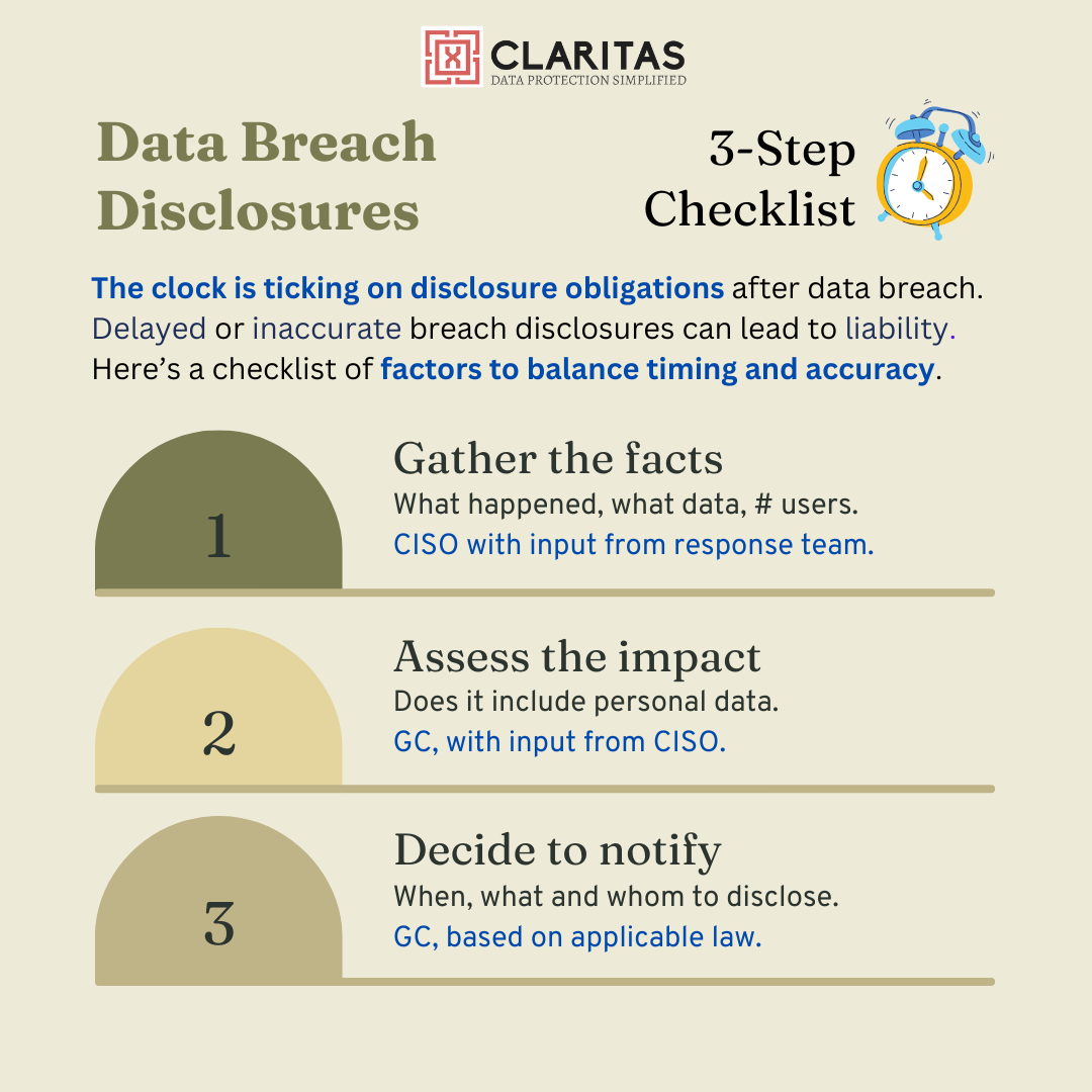 From Caution To Compliance:  Drafting Effective Breach Disclosures